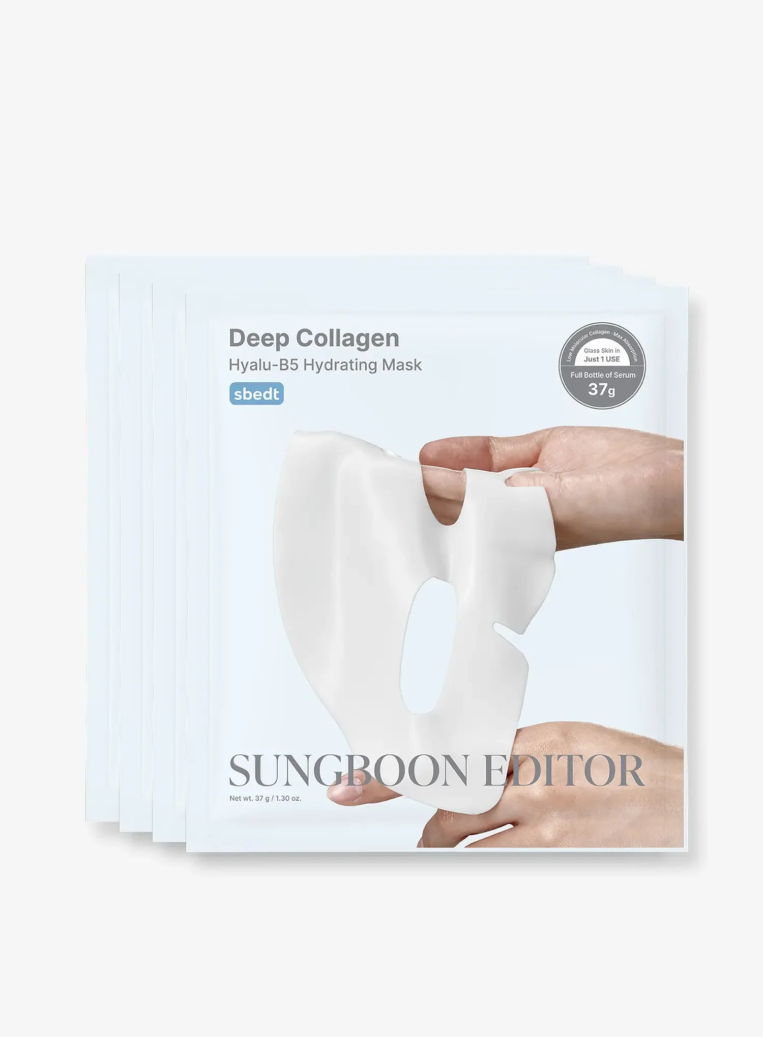 Sungboon Editor Deep Collagen Hyalu-B5 Hydrating Mask Set (37g*4ea ...