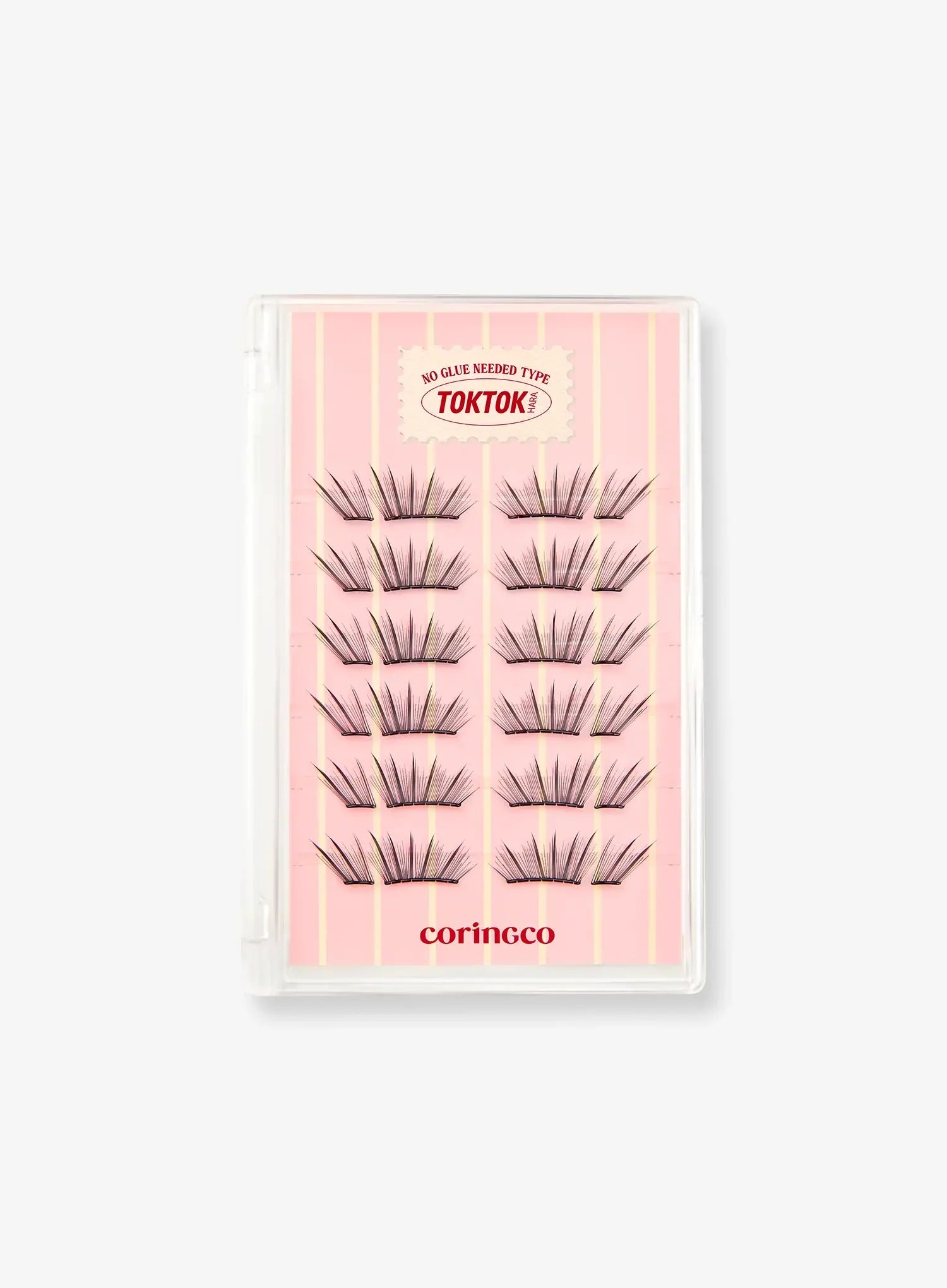 TOKTOKHARA No Glue Half Eyelash (24pcs)