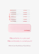 Pink Pocket Eye Brush Set
