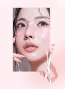 Pink Pocket Eye Brush Set