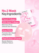 No.2 Rose PDRN Collagen Plumping Sheet Mask (1ea / 33ml)