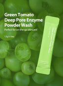 Green Tomato Deep Pore Clean Enzyme Powder Wash Travel Kit (1.5g*10ea)