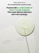Green Tomato NMN Pore Minimizing Ampoule Mask (23g*10ea)
