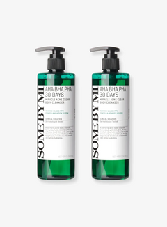 AHA, BHA, PHA 30 Days Miracle Acne Clear Body Cleanser Duo Set (400g*2ea)