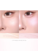 milktouch Blurring Fixing Pact & Glow Effect Liquid Highlighter Duo Set (10g, 4g) [+GIFT] Mini Tint Keyring