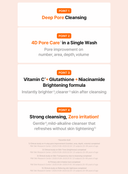 Freshly Juiced Vitamin Mask Cleanser (20ml)