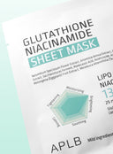 Glutathione Niacinamide Sheet Mask (25ml x 10ea)