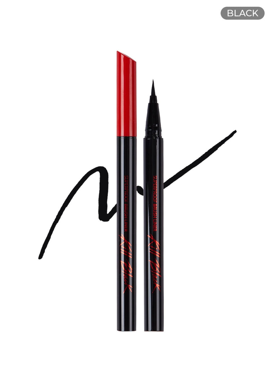 Clio Superproof Brush Liner — waterproof K-beauty liquid eyeliner for long-wear ballpark makeup
