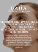 Caffeine 10%, Niacinamide 10% Hyaluronic Acid Serum 30ml (CN)