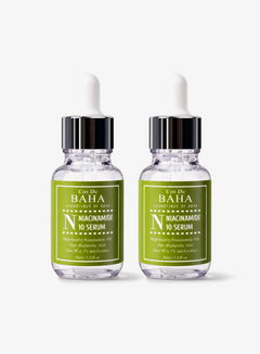 Niacinamide 10% Zinc PCA 1% Licorice Extract Hyaluronic Acid Serum Duo Set (30ml*2ea) (N)