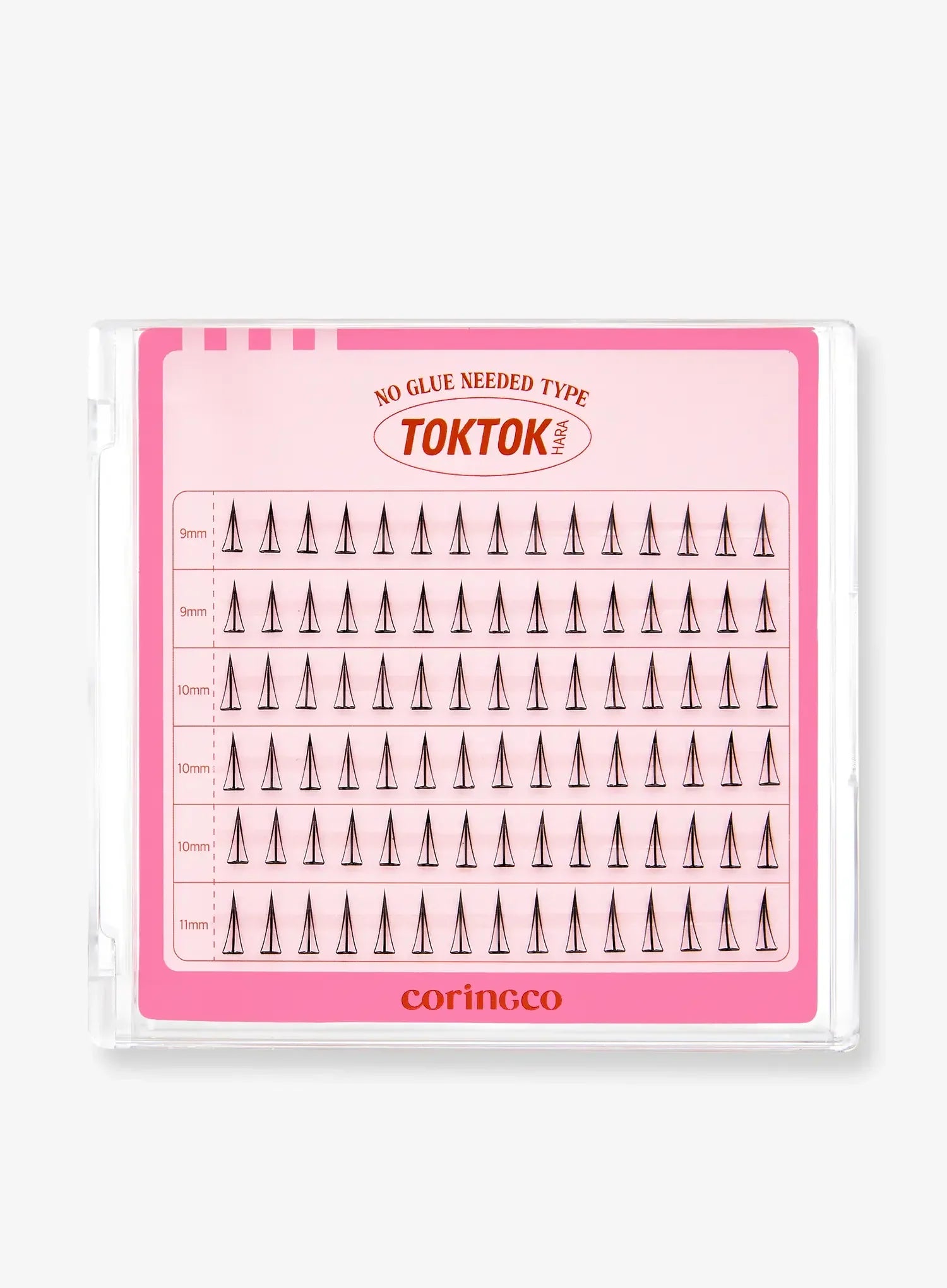 TOKTOKHARA No Glue Eyelash - Light (36pcs-90pcs)