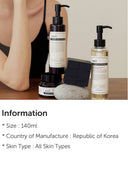 Gentle Black Facial Cleanser Trio Set (140ml*3ea)