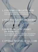 Lactic Acid 12.5% Mild AHA Exfoliating Serum 30ml (LS)