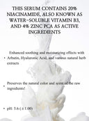 Niacinamide 20% Zinc PCA 4% Arbutin Hyaluronic Acid Serum 30ml (NZ)