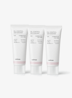 Oil Control Light Sunscreen Trio Set (40ml*3ea)