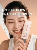 Artless Glow Tinted Sunscreen Shine Beige (SPF50+ PA+++) (40ml)
