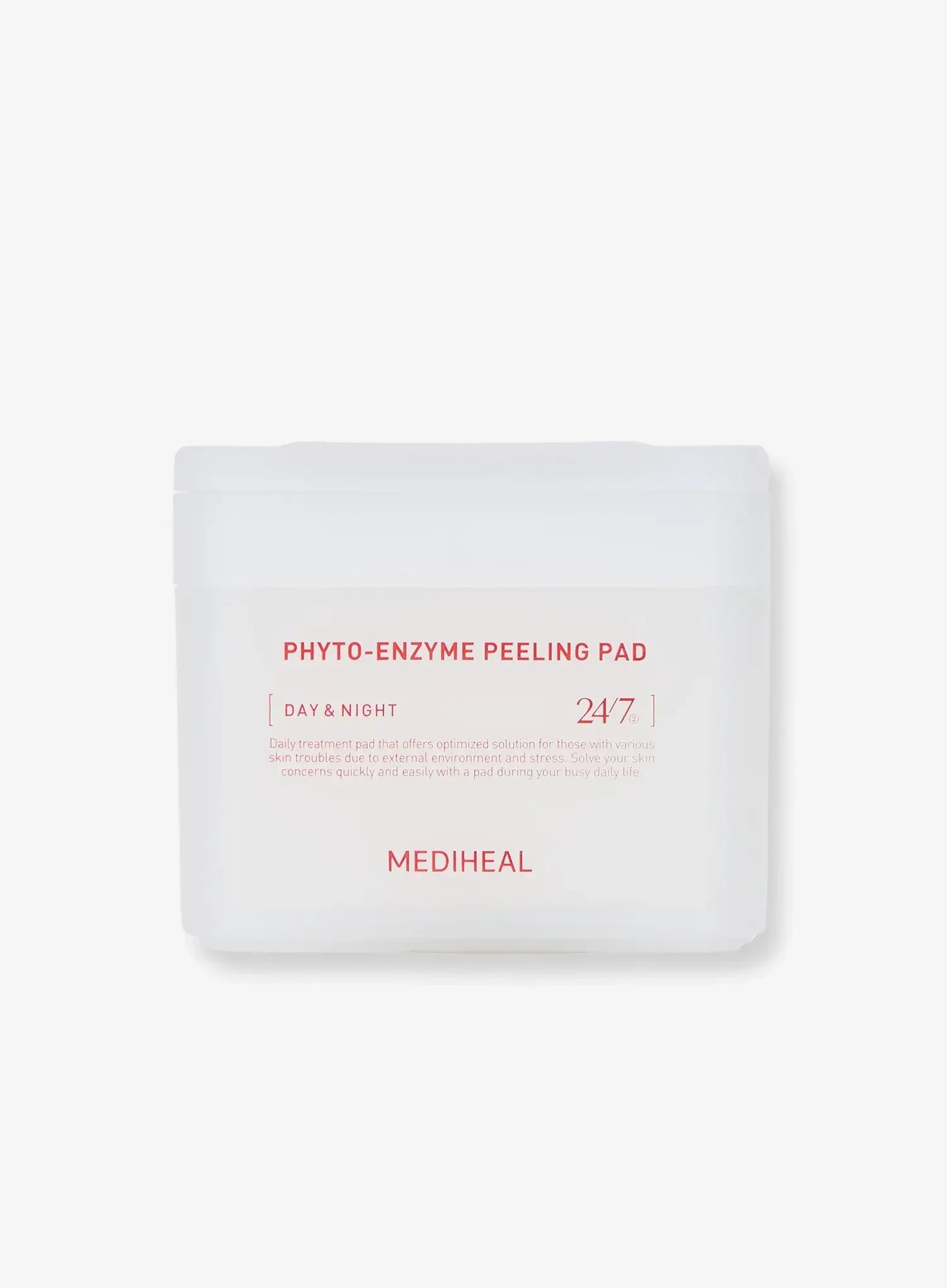 Mediheal Phyto-enzyme Peeling Pad for weekly K-beauty enzyme exfoliation on acne-prone skin