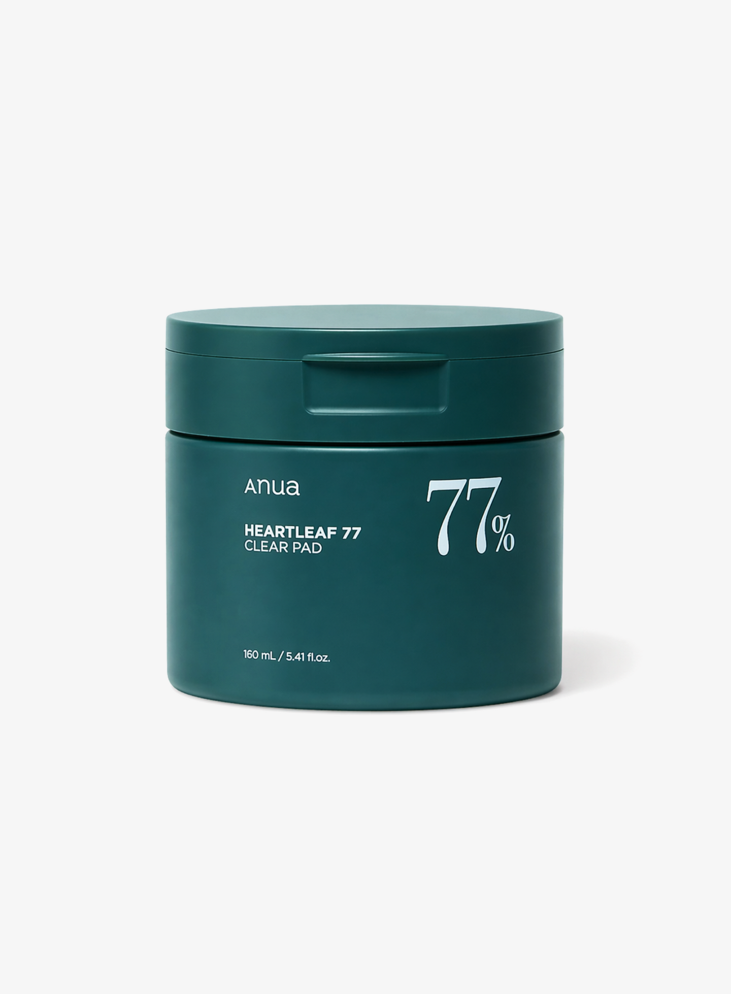Anua Heartleaf 77 Clear Pad jar — calming K-beauty toner pad with heartleaf extract