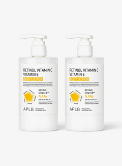 Retinol Vitamin C Vitamin E Body Lotion Duo Set (300ml*2ea)