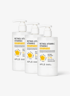 Retinol Vitamin C Vitamin E Body Lotion Trio Set (300ml*3ea)