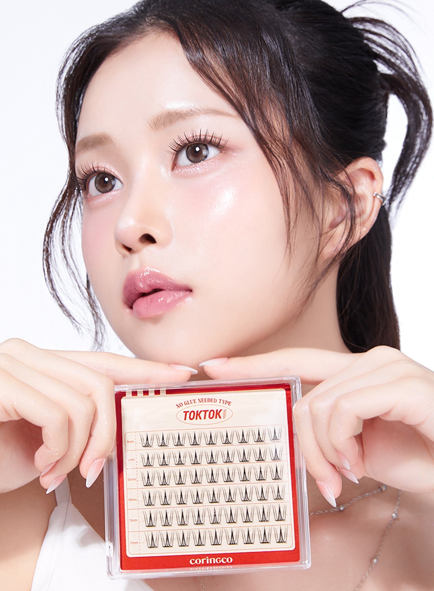 TOKTOKHARA No Glue Eyelash - Light (36pcs-90pcs)