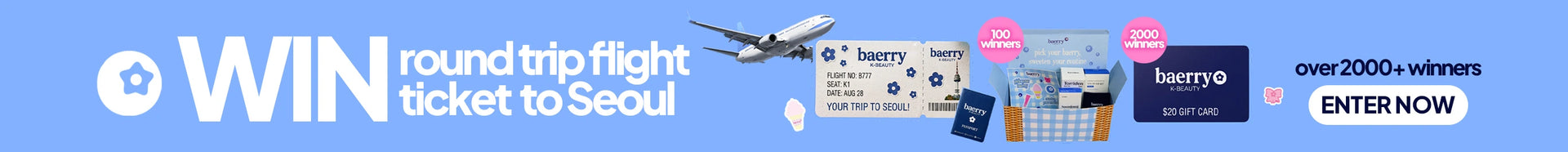 Seoul flight giveaway