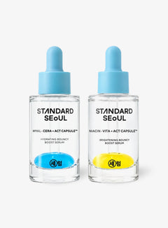 STANDARD SEOUL Bouncy Boost Serum Duo Set – Hydrating & Brightening (30ml *2ea)